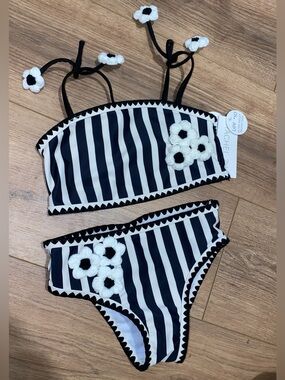 Rachel Zoe Floral Striped 2 PC Bikini